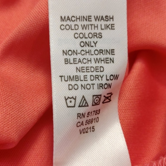 Maurices Coral Romper. Summer Beach Resort Vacation Fun Vibrant - Picture 5 of 5